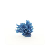 Коралл пластиковый синий, средний 8x8x6,5см