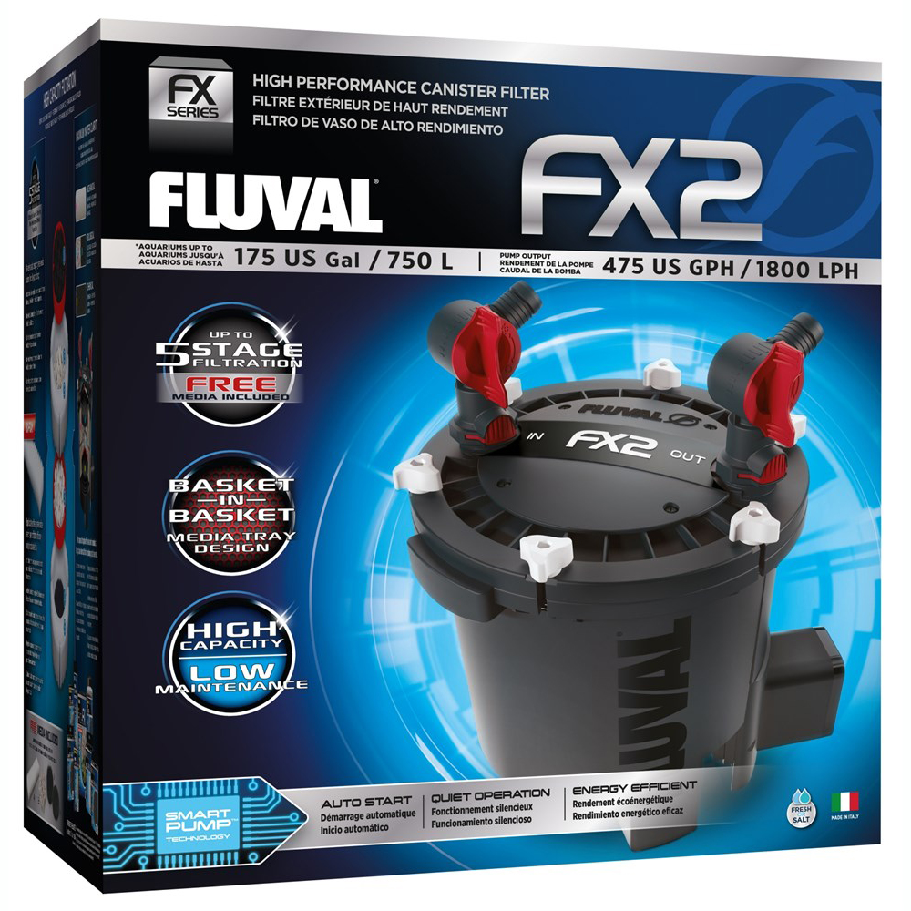 Фильтр внешний Hagen FLUVAL FX2 для аквариума до  750 л/ч
