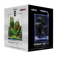 Аквариум Aquael Shrimp Set SMART LED D/N 30/30л белый, 29x29x35см