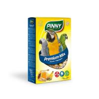 Корм  PINNY полнорационный с фруктами и бисквитом для средниx и крупныx попугаев  700 г